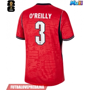 Lacne Muži Futbalové dres Anglicko Nico O'Reilly #3 MS 2026 Krátky Rukáv - Preč